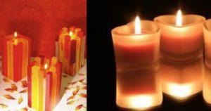 Vários modelos de velas artesanais em video
