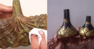 Técnica de envelhecimento em cerâmica
