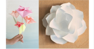 Lindas flores de papel – Passo a passo