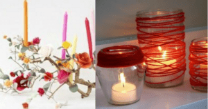 Porta velas artesanal – Passo a passo