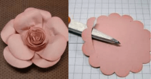 Como Fazer Flor de Papel Para Scrapbook – Passo a Passo