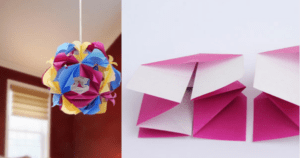 Luminária de Origami – Como Fazer