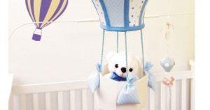 Decoração de quarto de bebê com artesanato – Luminária em Balão