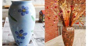 Como transformar um vaso antigo em uma linda peça de decoração