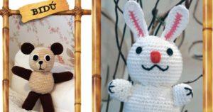 Como fazer bichinhos em crochê – Coelho, urso e pinguim