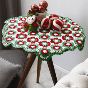 Peças decorativas de Natal feitas em crochê – Passo a passo
