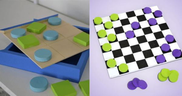 Como fazer jogos de tabuleiro com material reciclável - Passo a passo -  Arteblog