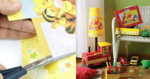 Decoupage para decorar quarto de criança