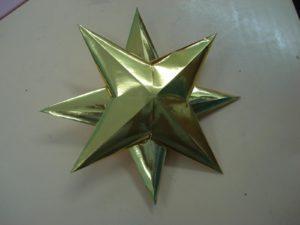 Como fazer uma linda estrela de 8 pontas em 3D