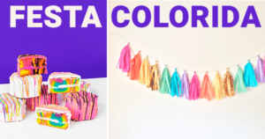 18 ideias para uma festa super colorida
