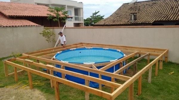 piscina madeira